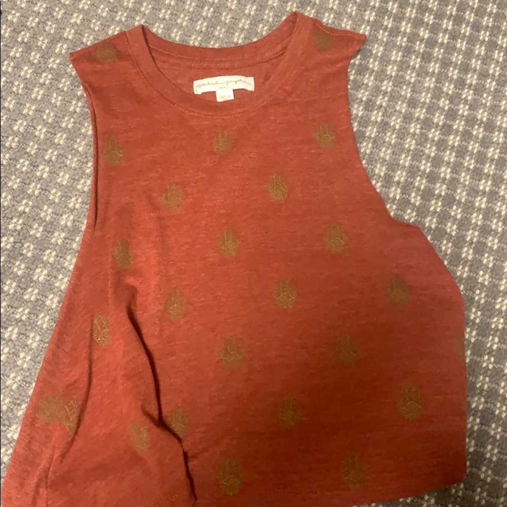 Spiritual gangster size small muscle tank